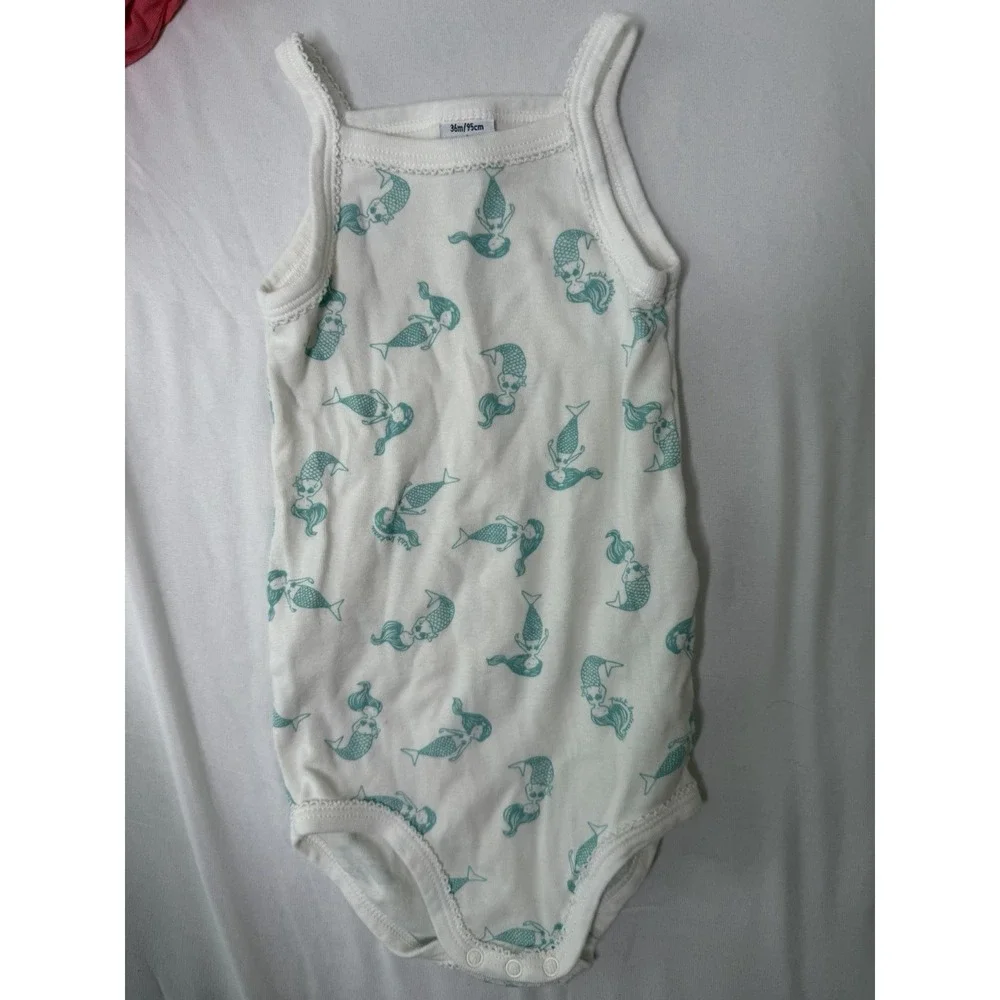 Lot of 7 Baby Girl Outfits 12M Gap Cat & Jack Rompers Dresses Bundle